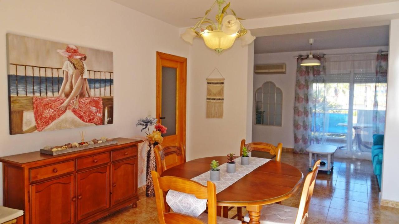 Palmeras En La Playa - Beach House In Oliva Kültér fotó