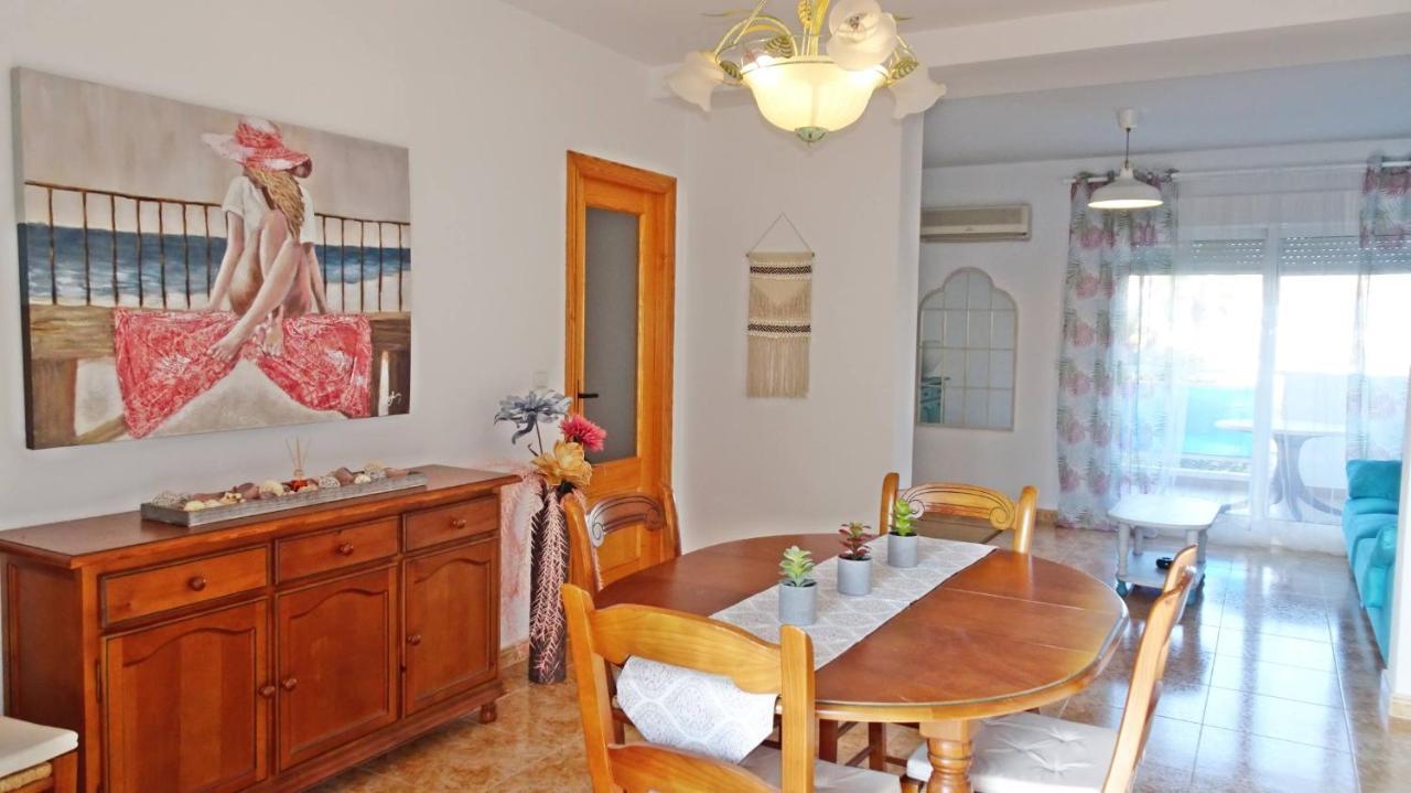Palmeras En La Playa - Beach House In Oliva Kültér fotó